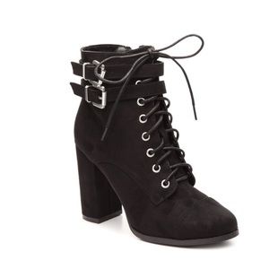 Madden Girl Klaim Black Booties